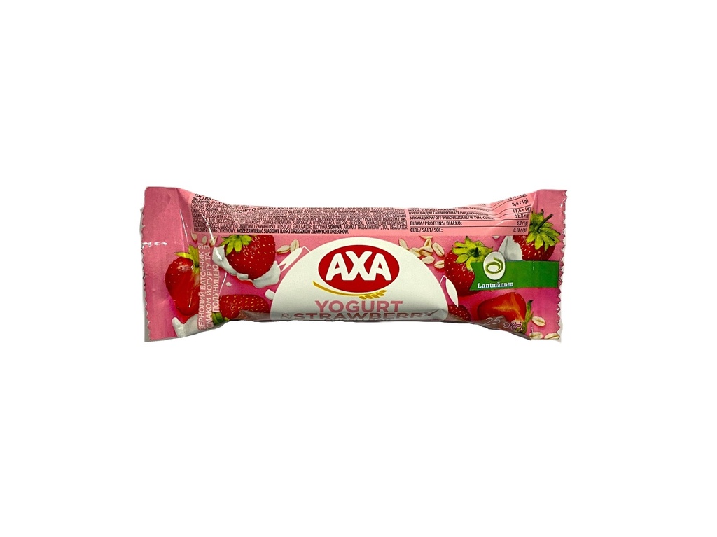 AXA Yogurt & Strawberry bar 25g لوح زبادي فريز 