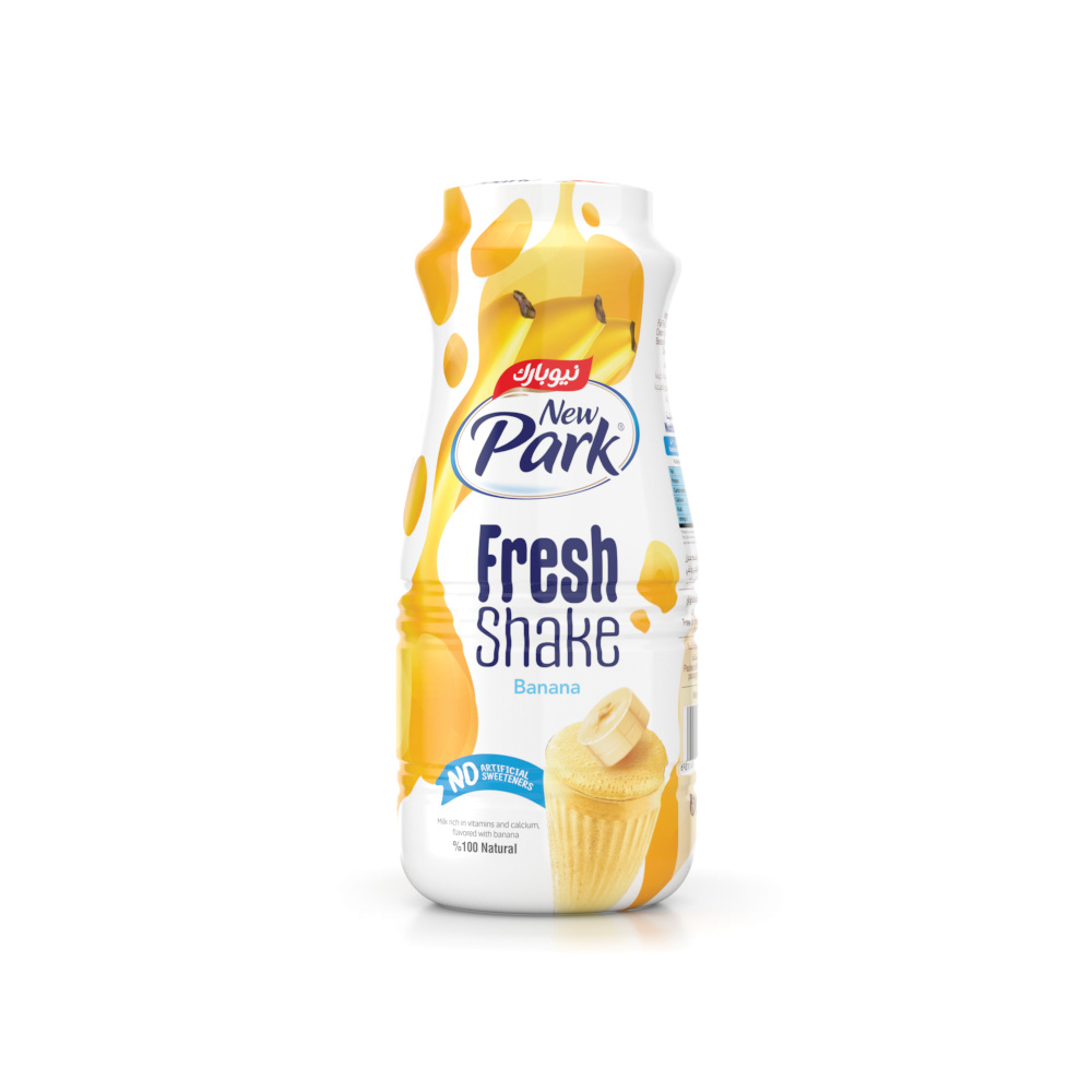 New Park banana fresh shake 170ml -حليب بالموز