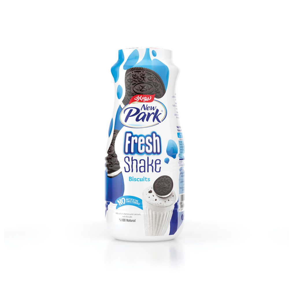 New Park Biscuit fresh shake 170ml -حليب بالبسكويت 