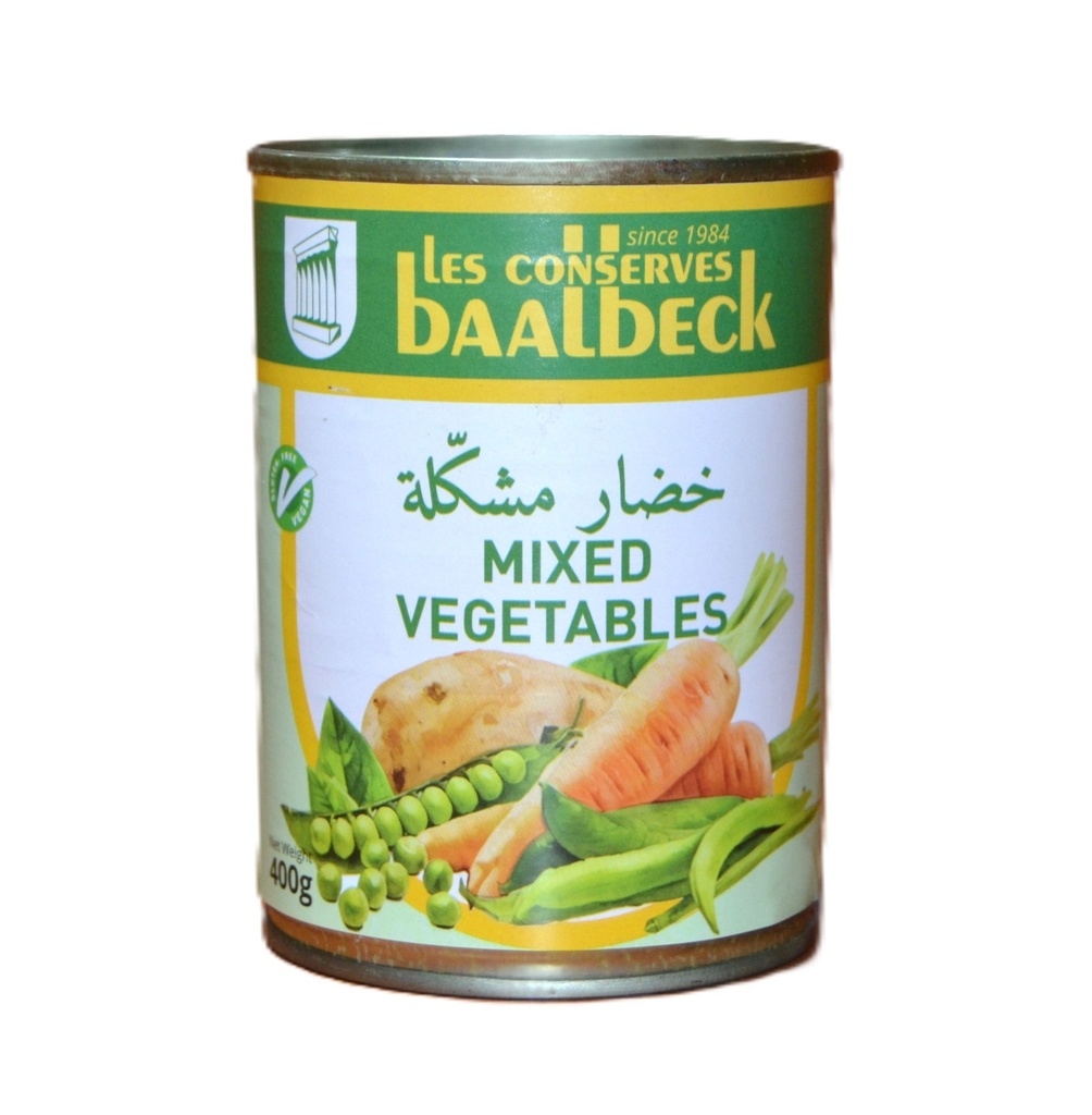 Mixed Vegetables 400g - Baalback -خضار مشكلة 