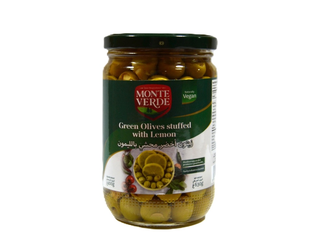 Green olives - stuffed lemon 600g -زيتون  محشي بالليمون 