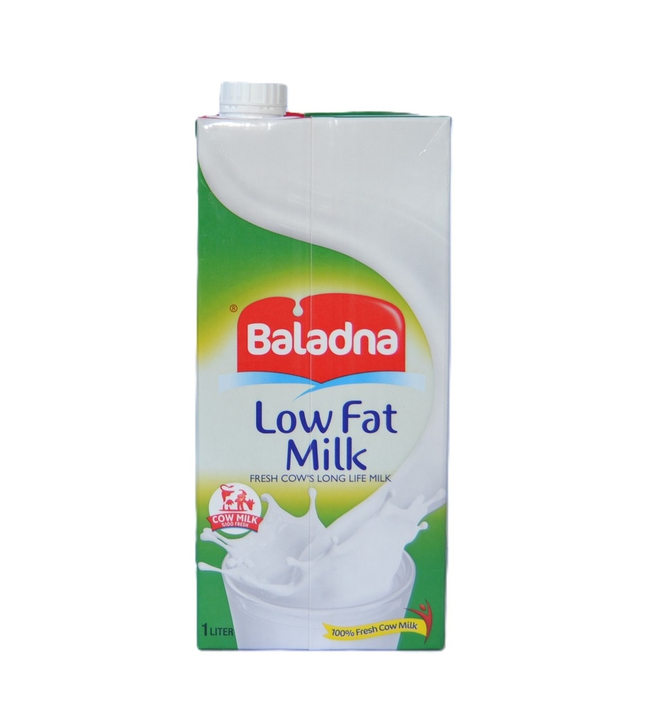 Baladna Low Fat Milk 1L - حليب قليل الدسم