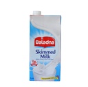 Baladna Skimmed Milk 1L -حليب خالي الدسم