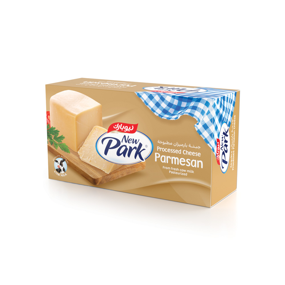 New Park Parmesan cheese block 300g -جبنة بارميزان مطبوخة