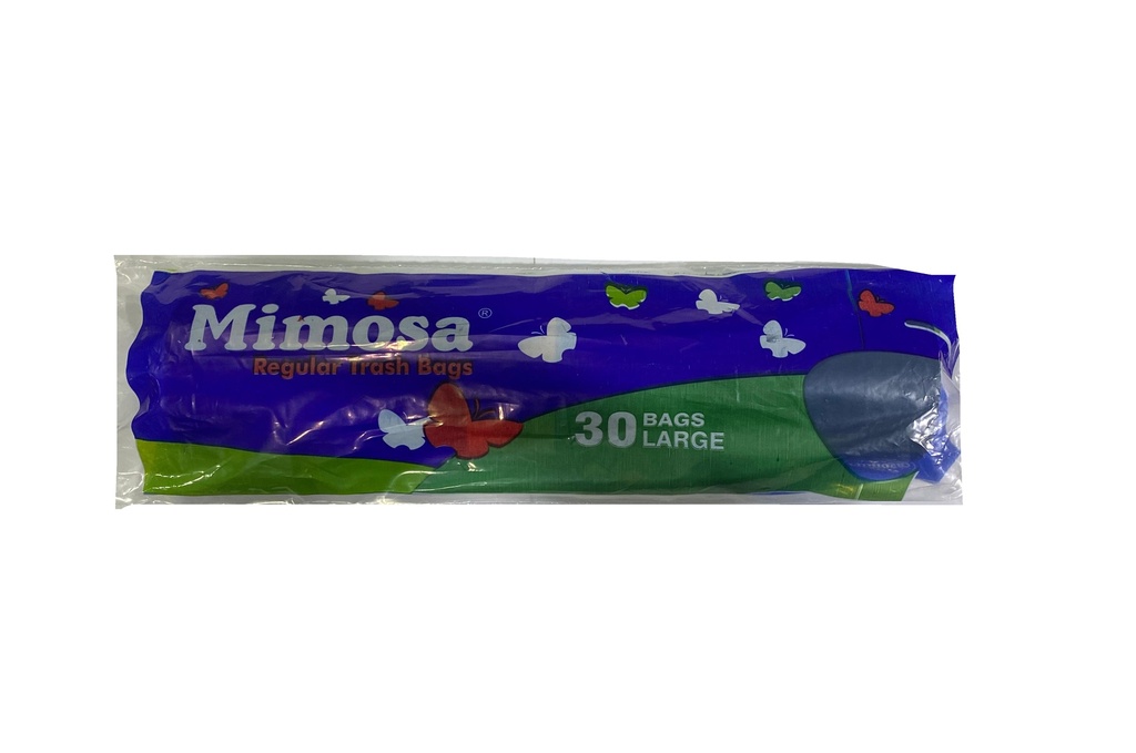 Mimosa trash bags large 10 bags أكياس للنفايات بلا ربطة كبير 