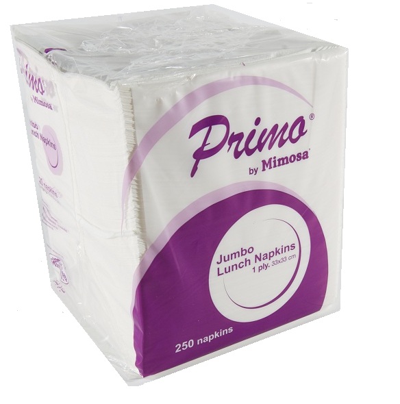 Primo  jumbo lunch 250 napkins محارم سفرة