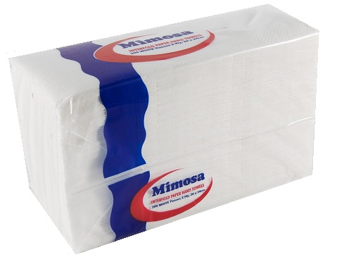 Mimosa towel interfold  200 tissues مَحارِم مطبوعة