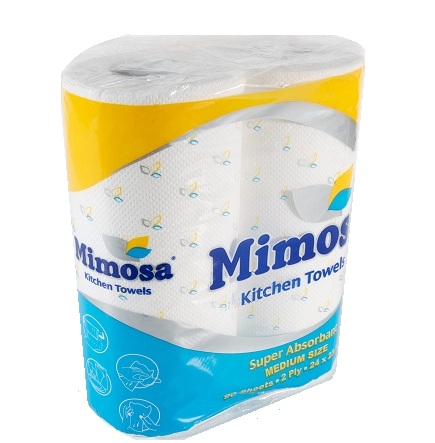 Mimosa Towel Medium Kitchen Towels 2 Rolls - مناشف وسط  