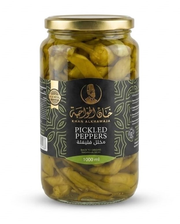 Khan AlKhawaja Baladi Pickled Pepper 1000 ml - مخلل فليفلة