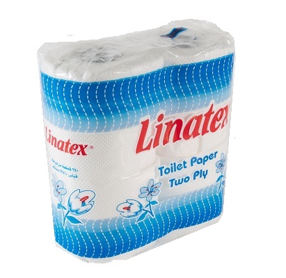 Linatex toilet tissues 4 rolls محارم تواليت