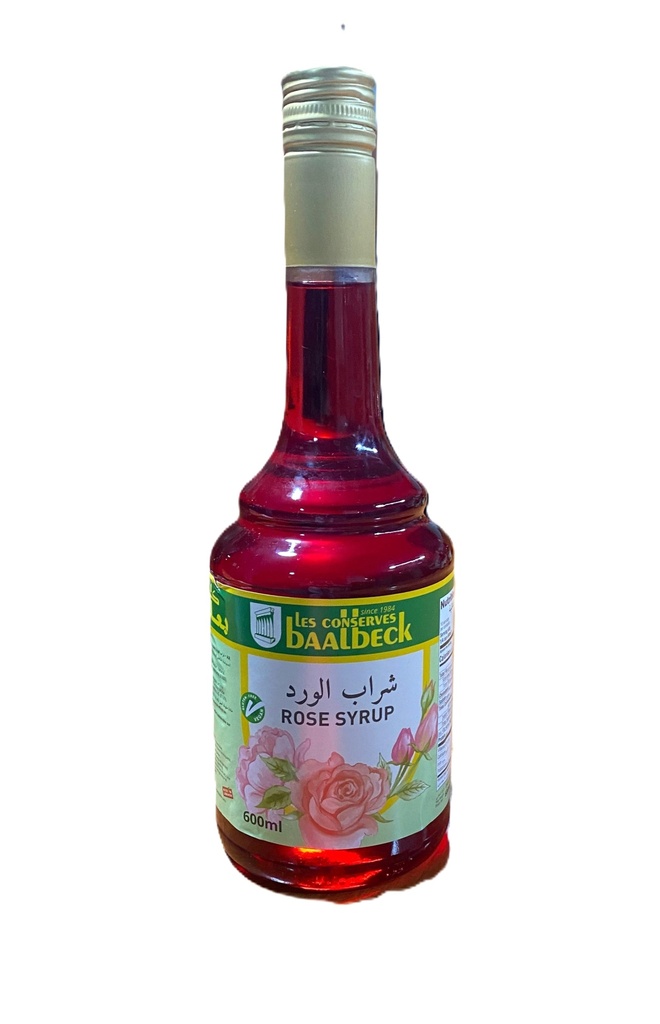 Rose Syrup 600ml Baalback - شراب الورد