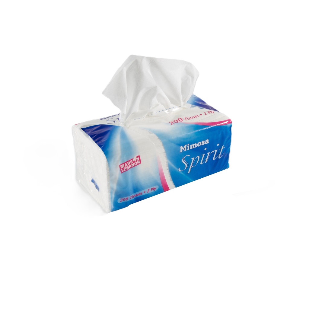 Mimosa Facial spirit 200 tissues محارم 