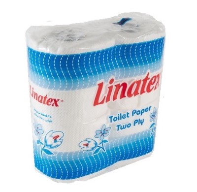 Linatex toilet tissues 4 rolls محارم تواليت 
