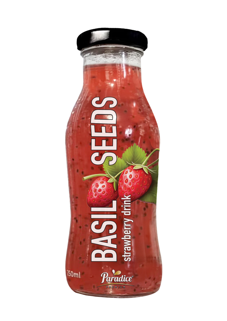 Paradice Basil Seeds Strawberry 250ml -فريز 