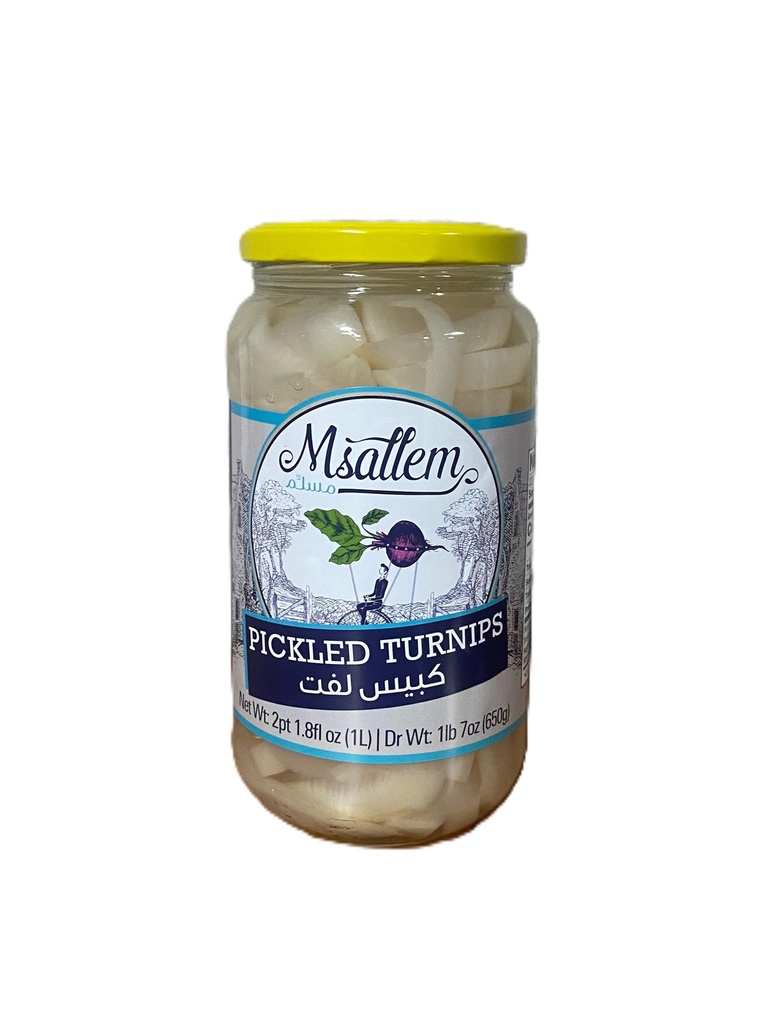 Msallem Turnip Pickles Jar 1000g - مخلل لفت 