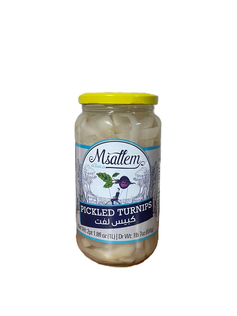 Turnip Pickles Jar 1000g - Msallem مخلل لفت 