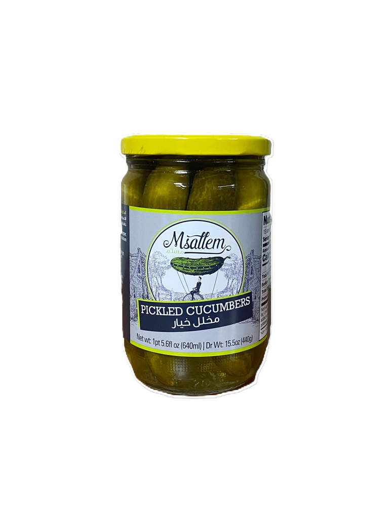 Cucumber Pickles Jar 640g - Msallem مخلل خيار