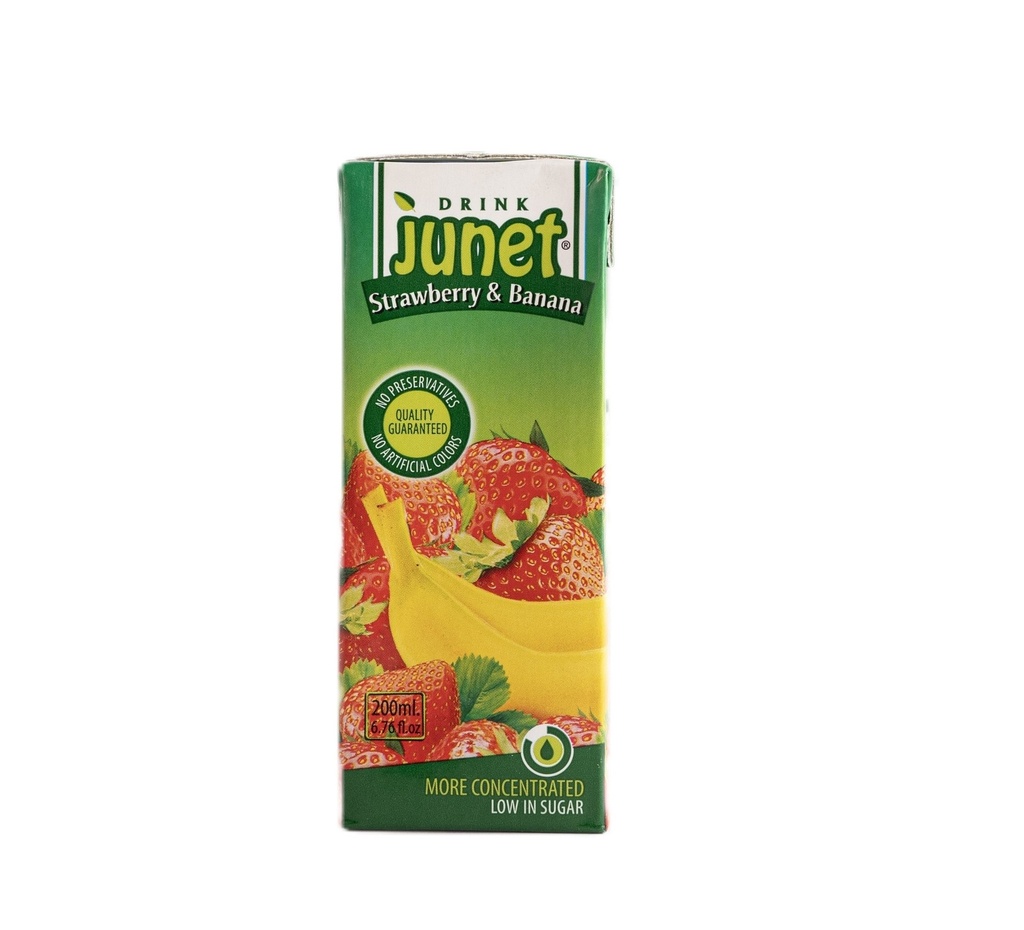 Carton Junet 200ml Strawberry Banana - كرتون جونيت فريز و موز 