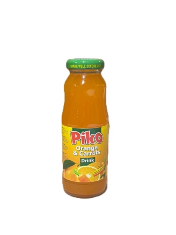Bouteille Piko 24*250ml Orange Carrot - قنينة بيكو  وجزر ليمون