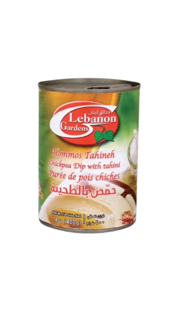 Lebanon Gardens Hummus Tahineh 400g حمص طحينة