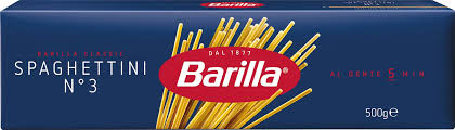 Barilla Spagetti NO.3 500g - باريلّا سباغيتيني رقم ٣