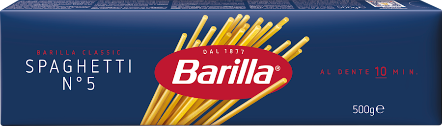 Barilla Spagetti NO.5 - 500G -باريلّا سباغيتيني رقم ٥