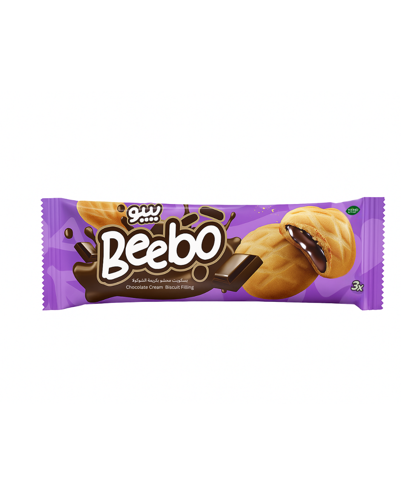 Beebo chocolate 12*30g بسكويت بيبو