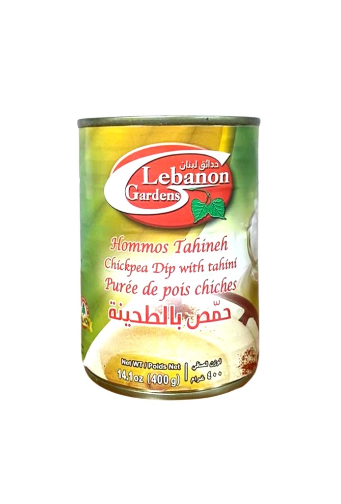 Hummus Tahineh 400g - Lebanon Gardens / حمص طحينة