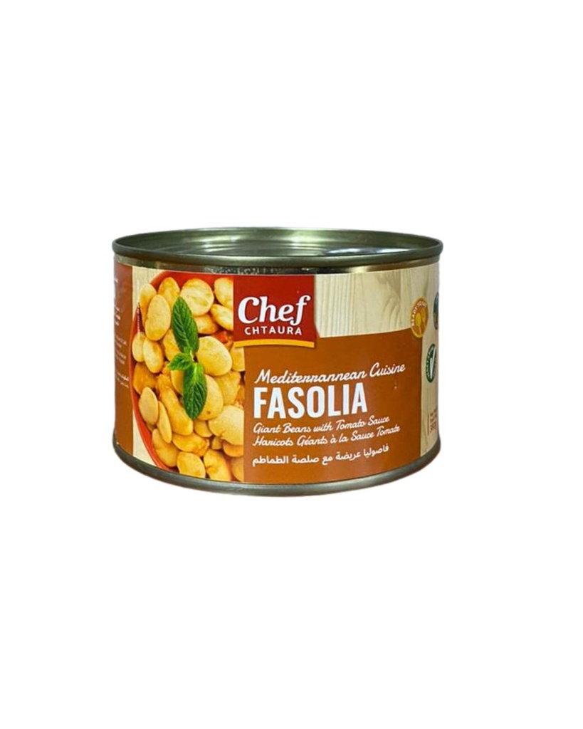 Giant beans in tomato sauce 380 g ready to eat-Chef Chtaura