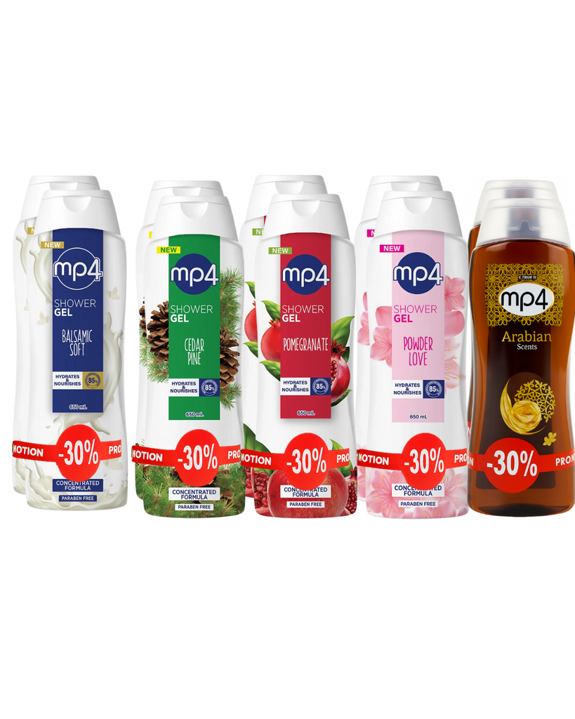 MP4 Shower Gel 650ML - جل استحمام