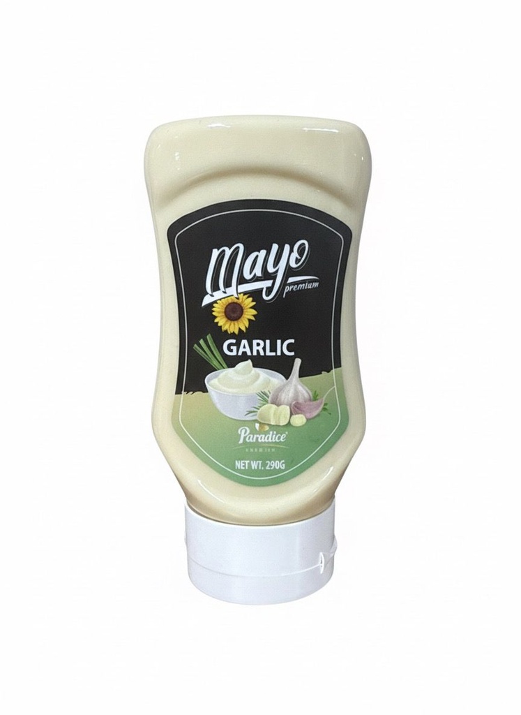 Paradice Garlic Mayo Top Down 290g - باراديس مايونيز بالثوم توب داون 