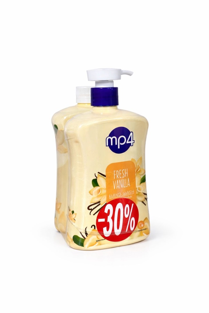 MP4 Hand Wash Fresh Vanilla 2*500ml -غسول لليدين بالفانيليا المنعشة