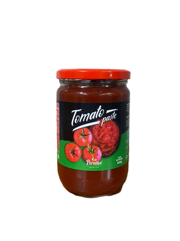 Paradice Tomato paste glass 650g  - باراديس رب البندورة 