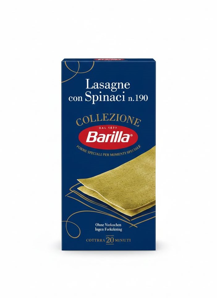 Barilla Lasagne Verdi Spinach  500g - باريلّا لازانيا بالسبانخ