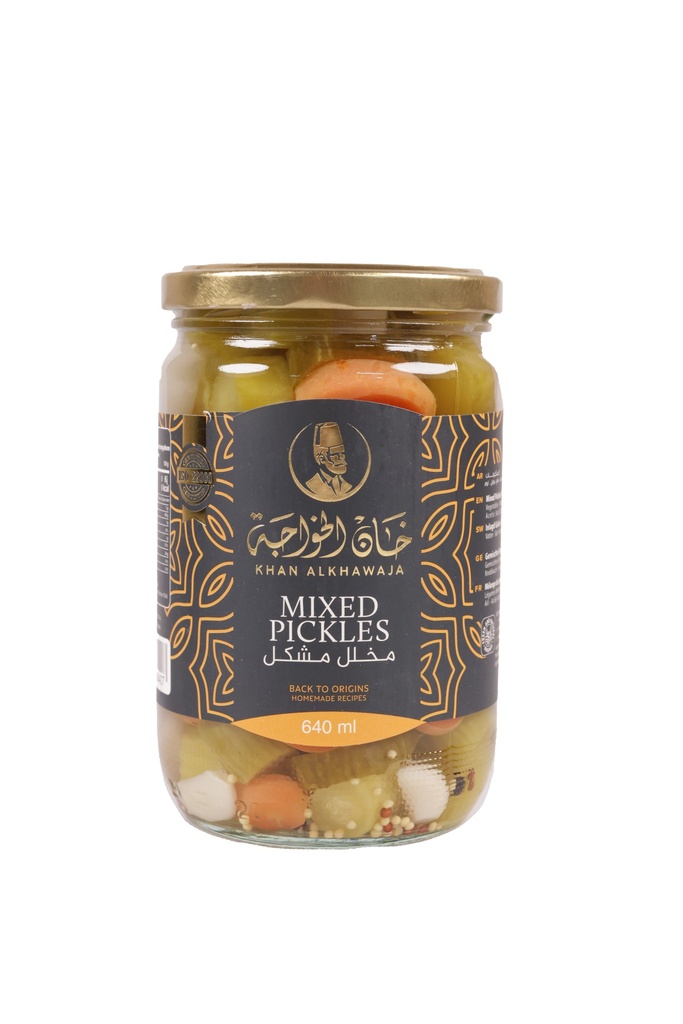 Khan AlKhawaja Mixed Pickles 640ml - مخلل مشكل 
