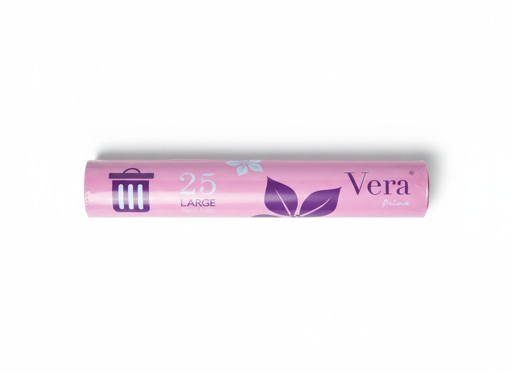 Vera Trash Bags 25 - (pack of 12) - Large - أكياس للنفايات كبير