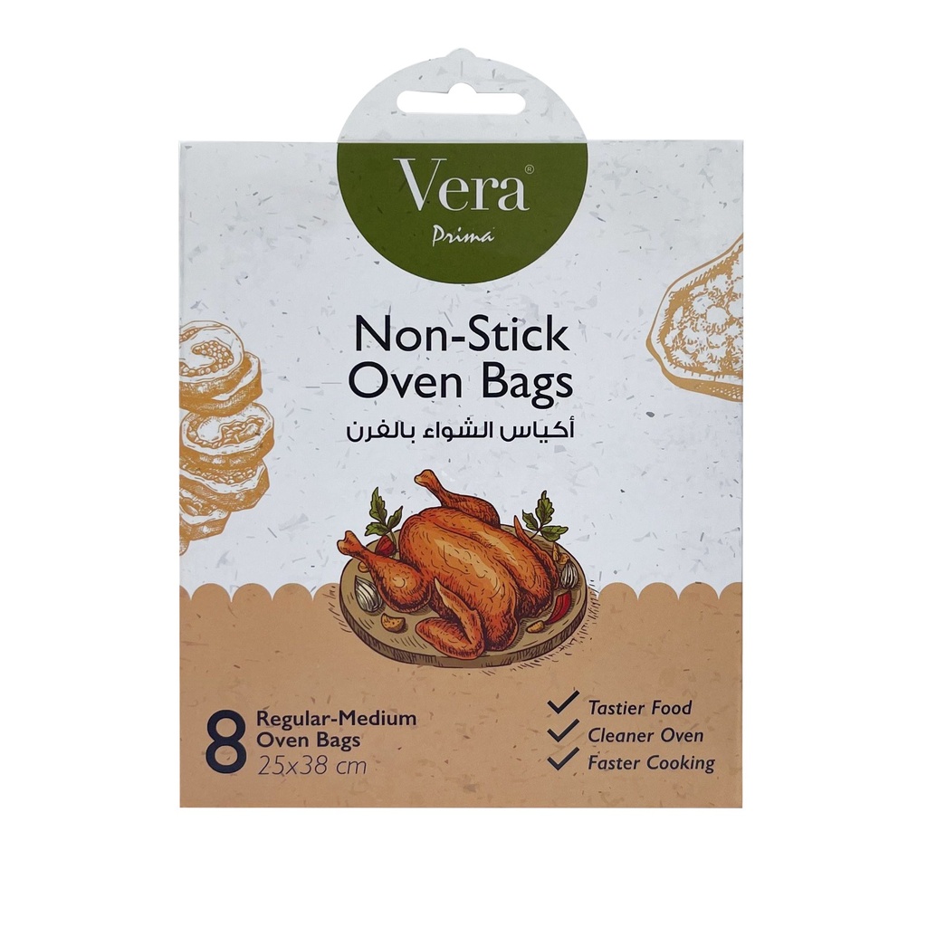 Vera Oven Bags 8  (pack of 12) - أكياس الفرن 