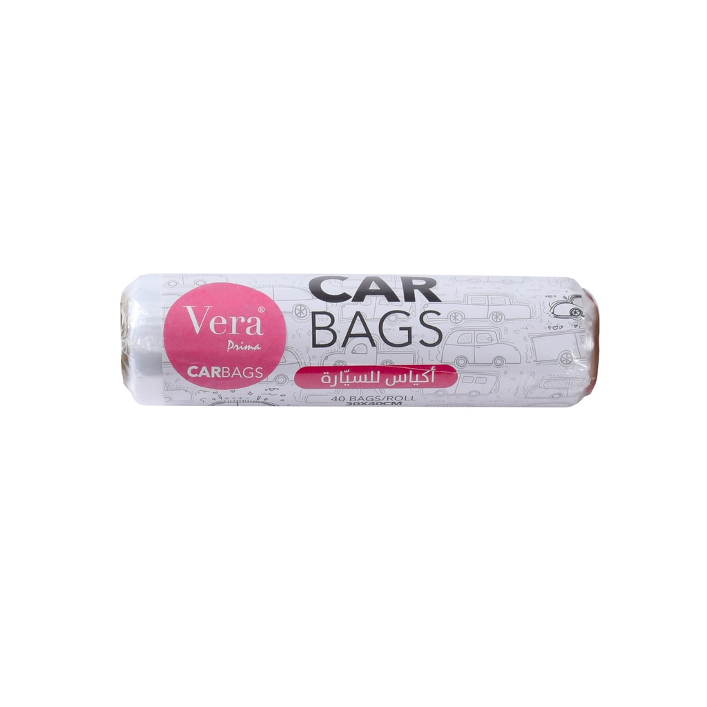 Vera Car Bags (30 cm *40 cm, 40 Bags, Transparent) - أكياس سيارة 