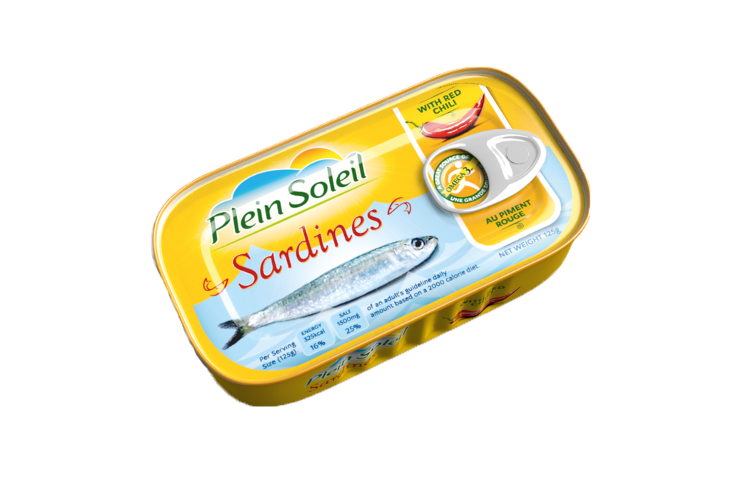 Plein Soleil Sardines With Chili 125g - سردين بالفلفل الحار