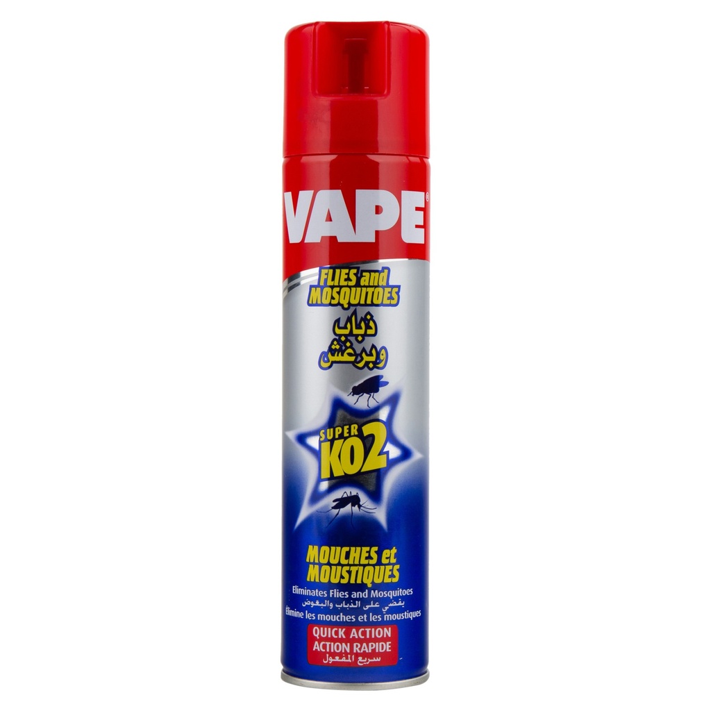 Vape Super KO2 Alk 400ml flies and mosquitos-زباب وبرغش 