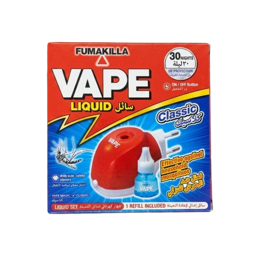 Vape Magic Liquid Cordless Set + Refill 30 Nights - فيب ماجيك سائل لاسلكي + عبوة إعادة تعبئة (٣٠ ليلة)