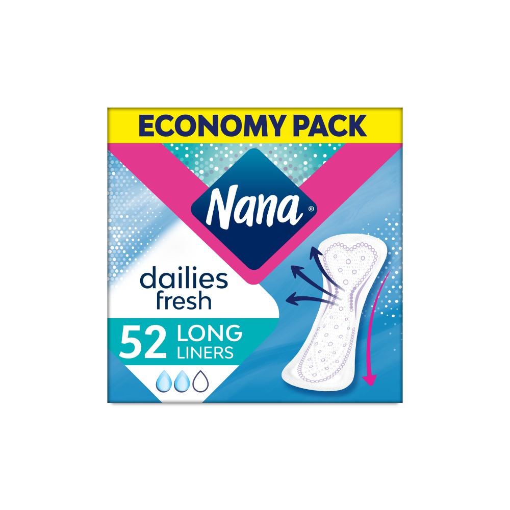 Nana Dailies 52 Long Liners - فوطة يومية