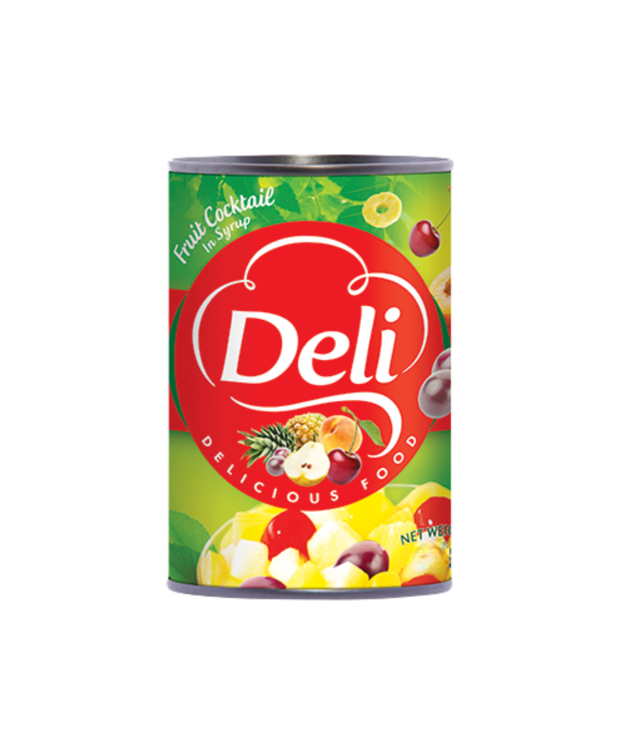 Deli Fruit Cocktail 425g EZO - كوكتيل فواكه إيزو ٤٢٥غ