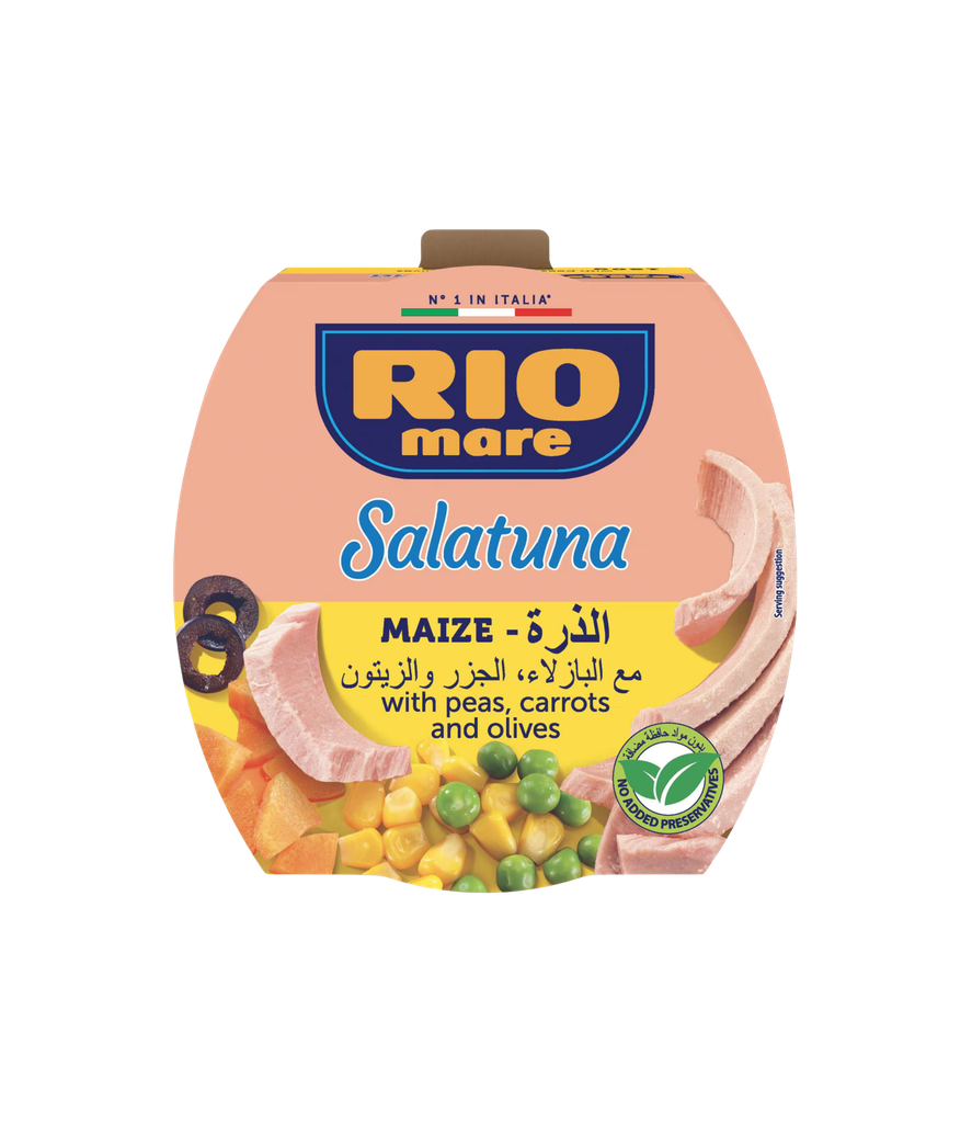 Rio Mare Tuna Salad Corn 160g - ريو ماري سلطة تونة مع الذرة ١٦٠ غ 