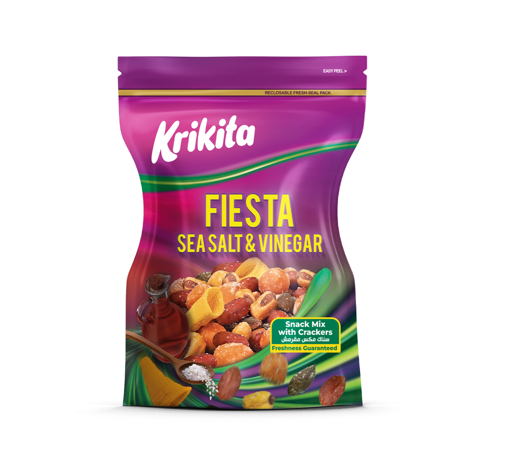  Krikita Doypack Fiesta Salt & Vinegar 180g - كريكتا  فييستا ملح وخل