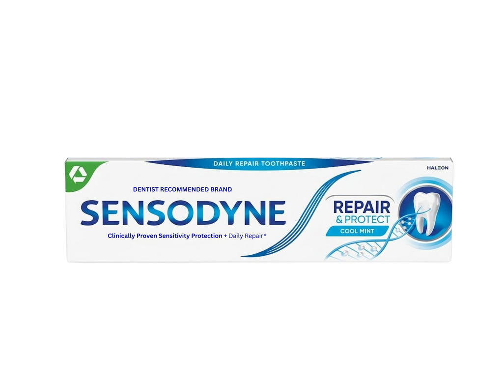 Sensodyne TP Repair & Protect Cool mint 75ml  - سنسوداين معجون أسنان إصلاح وحماية بالنعناع المنعش