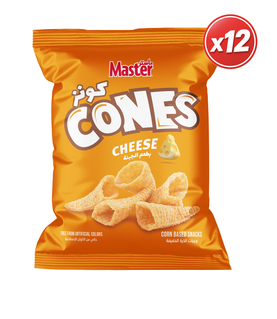 Master Cones Cheese 130g*12 - ماستر كونز جبنة