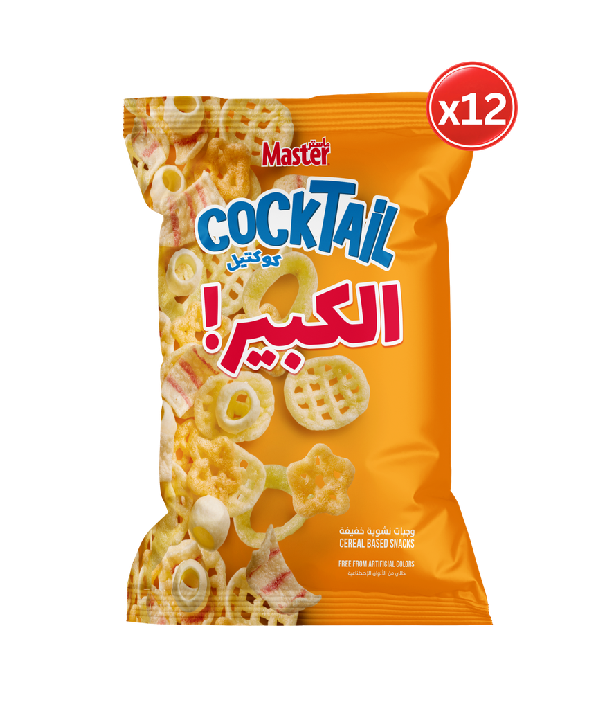Master Cocktail Kbir 85g*12 - ماستر كوكتيل كبير