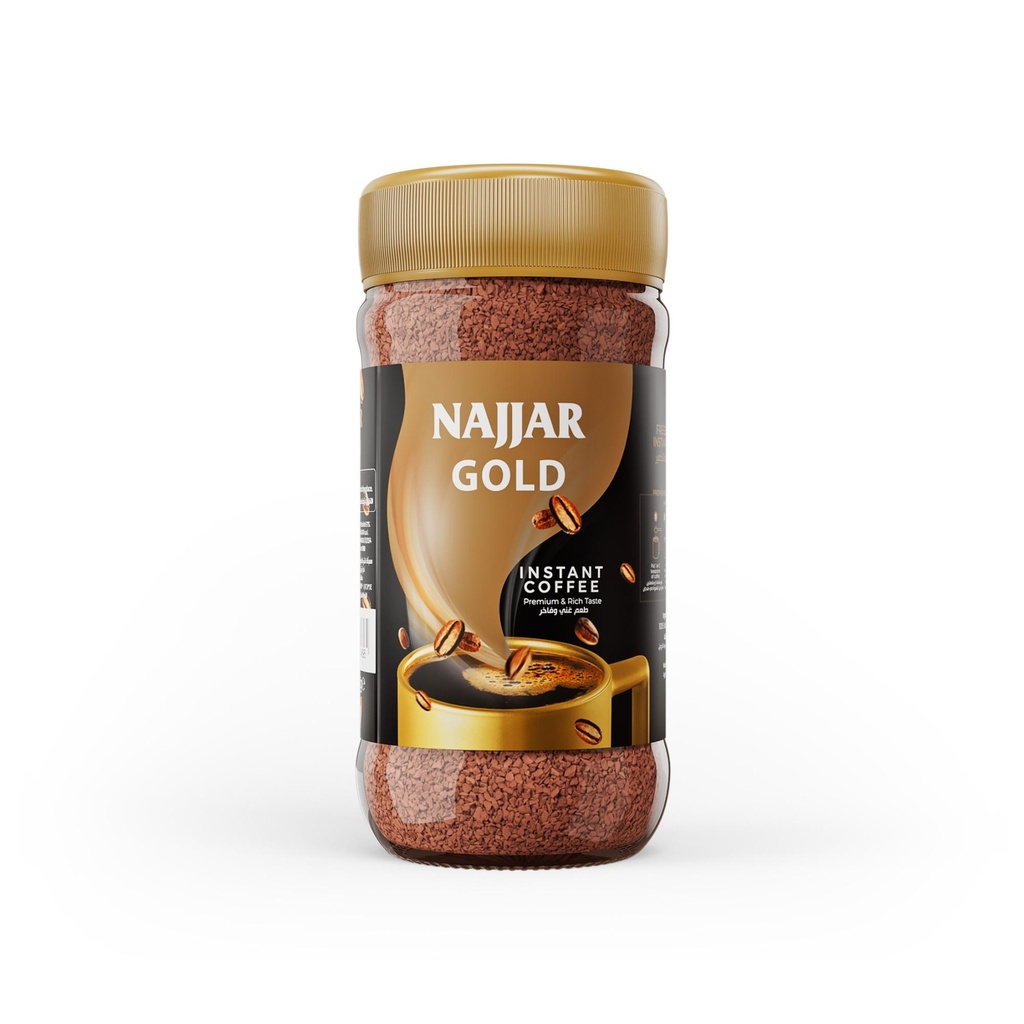 Najjar Instant Coffee Gold 95g - نجّار غولد 