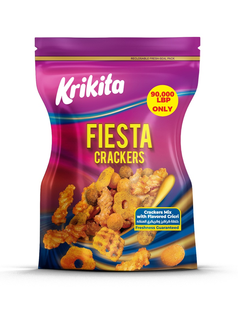  Krikita Fiesta Crackers 130g - فييستا كراكرز 